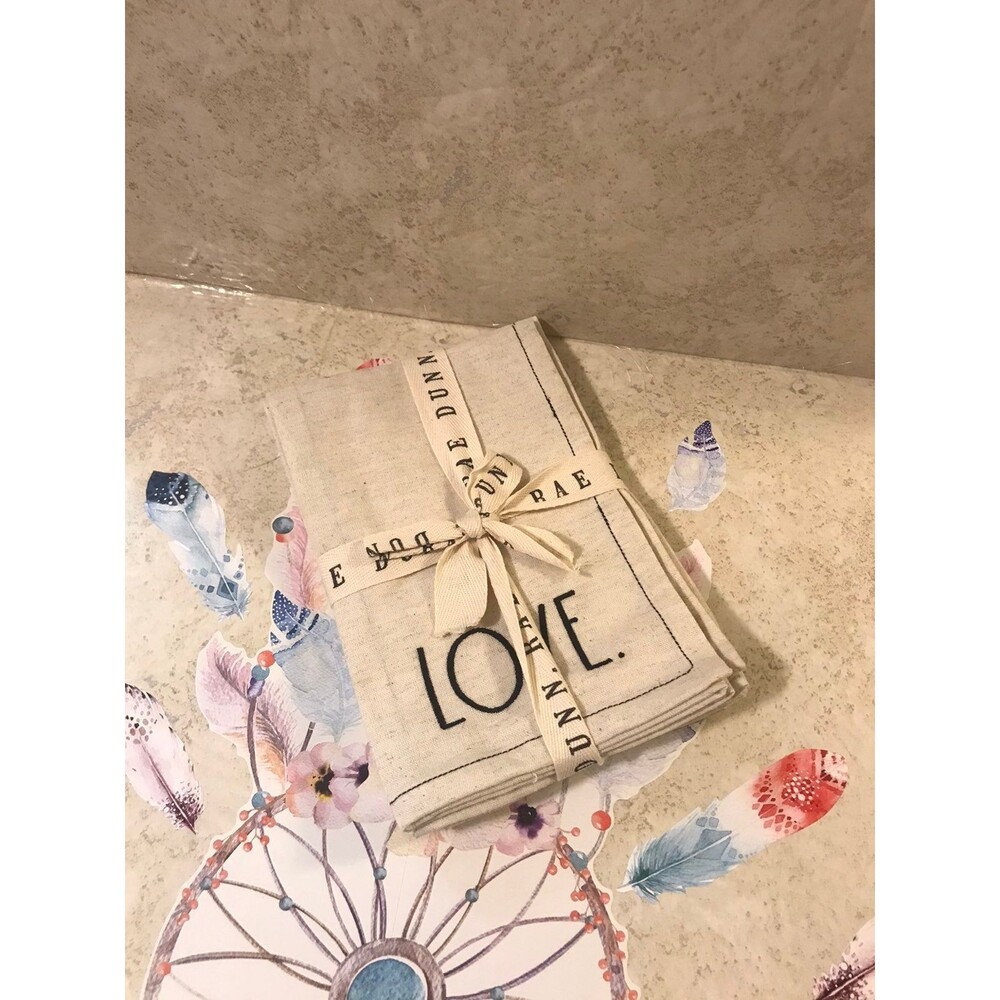 Rae Dunn Set of 4 Napkins